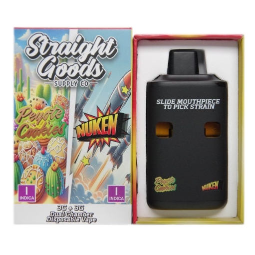 Straight Goods LCD Screen Dual Chamber Vape – Peyote Cookies + Nuken (3 Grams + 3 Grams) Straight Goods LCD Screen Dual Chamber Vape – Peyote Cookies + Nuken (3 Grams + 3 Grams) buy weed online buy bulkcheapweed