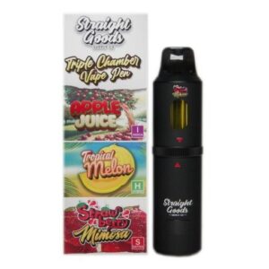 Straight Goods Triple Chamber Vape – Apple Juice + Tropical Melon + Strawberry Mimosa (3 Grams + 3 Grams + 3 Gram) buy weed online buy bulkcheapweed