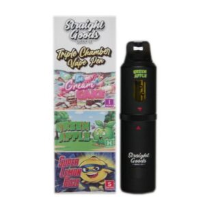 Straight Goods Triple Chamber Vape – Ice Cream Cake + Green Apple + Super Lemon Haze (3 Grams + 3 Grams + 3 Gram) buy weed online buy bulkcheapweed